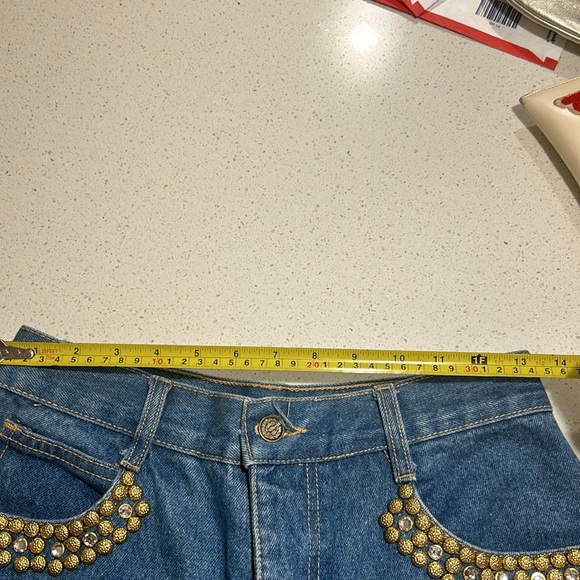 Cache Embellished Vintage High Waisted Zara Chanel - Picture 9 of 14